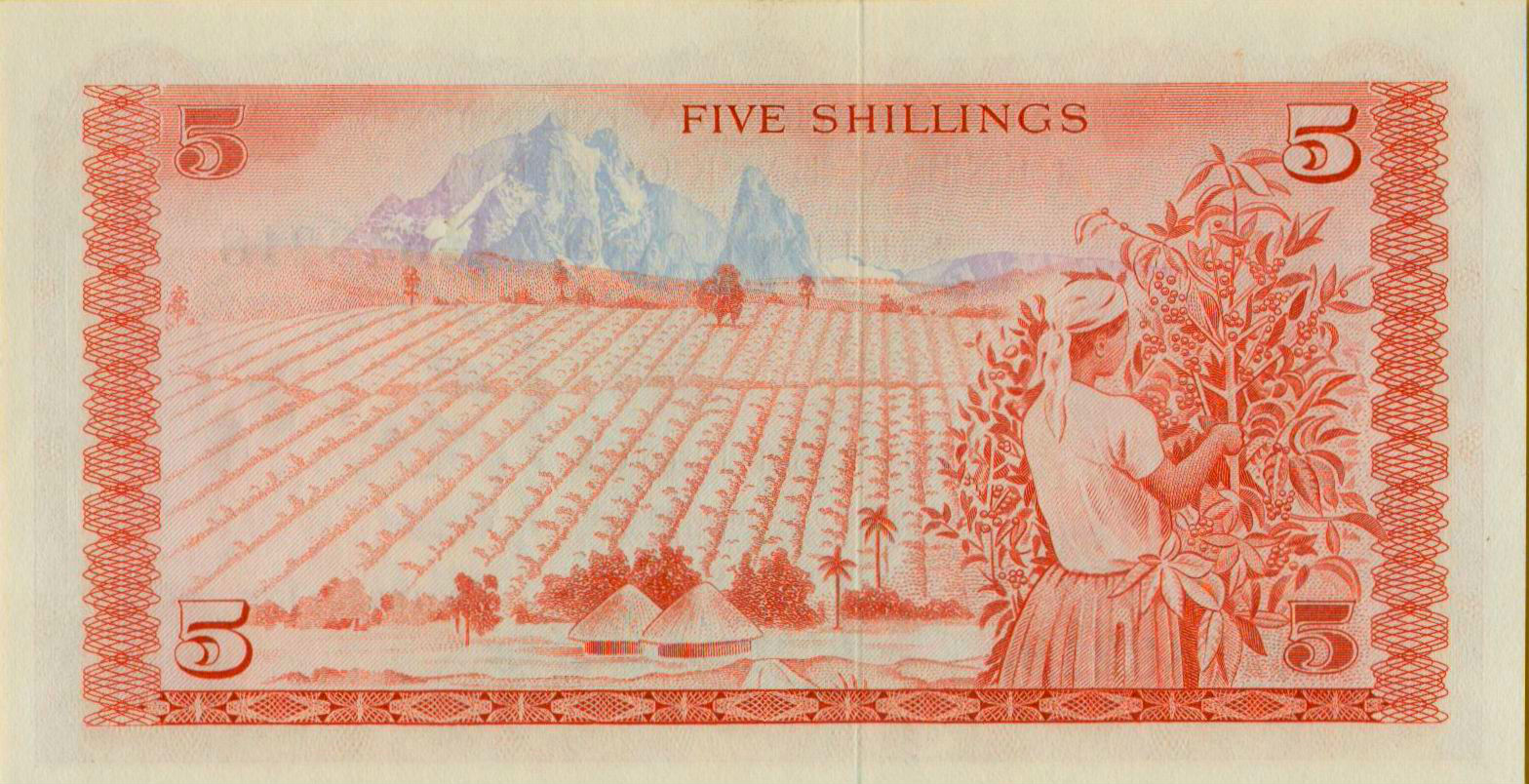 Kenya 5 1975 UNC P-11/b